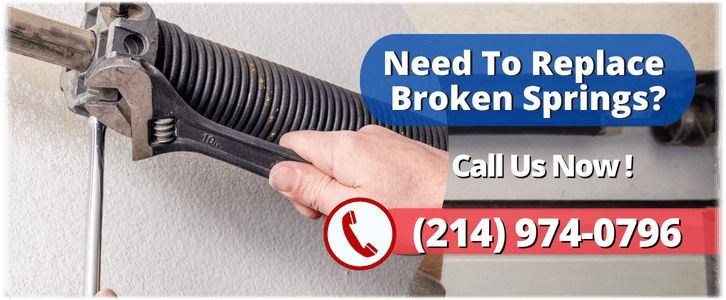 Broken Garage Door Spring Repair Frisco TX (214) 974-0796